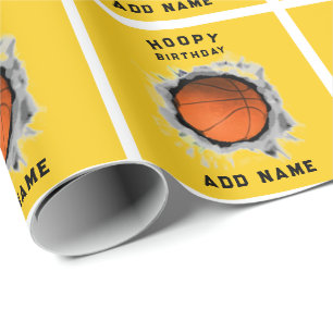 Creative Basketball Geburtstag Geschenkpapier