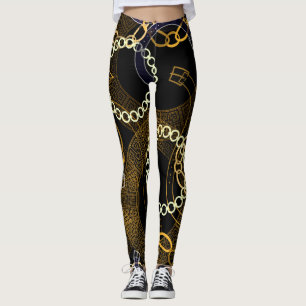 Creative Belts griechische Chains Mix Leggings