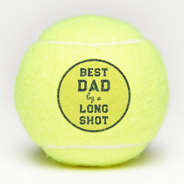 Creative Best Vater Gift Tennis Balls Tennisbälle (Vorderseite)