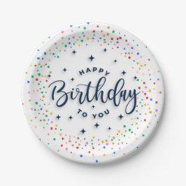 Creative Birthday Paper Plate Pappteller