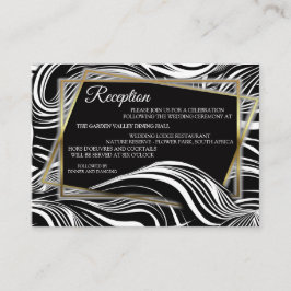 Creative Black and White Seamless Abstrakt Begleitkarte