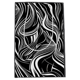 Creative Black and White Seamless Abstrakt Mittlere Geschenktüte