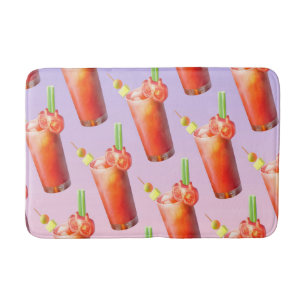 Creative Bloody Mary Cocktail Badematte