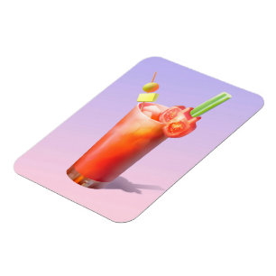 Creative Bloody Mary Cocktail Magnet