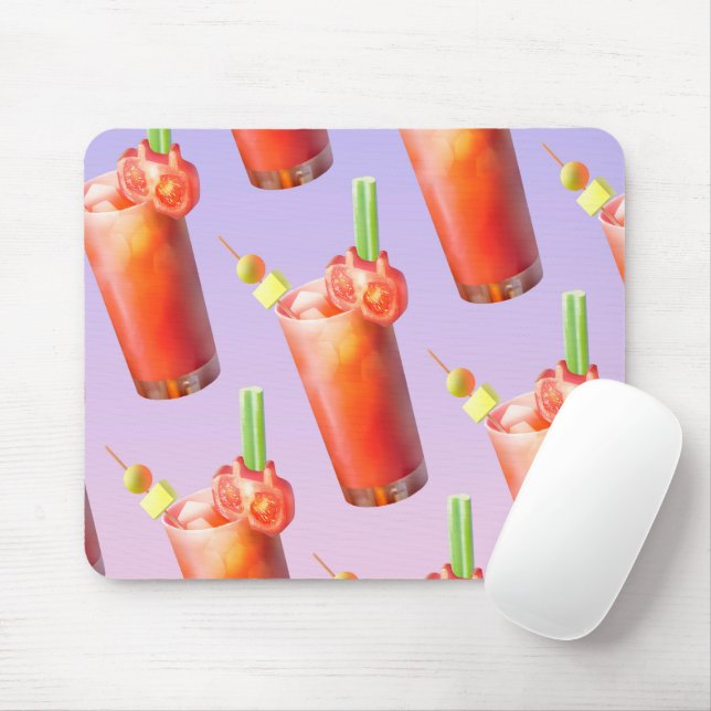 Creative Bloody Mary Cocktail Mousepad (Mit Mouse)