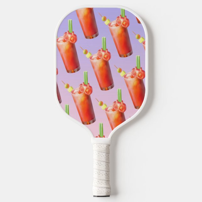 Creative Bloody Mary Cocktail Pickleball Schläger (Vorderseite)