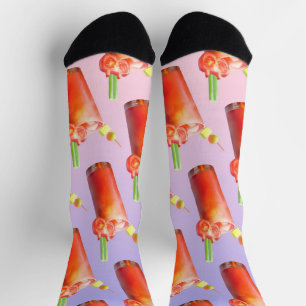 Creative Bloody Mary Cocktail Socken