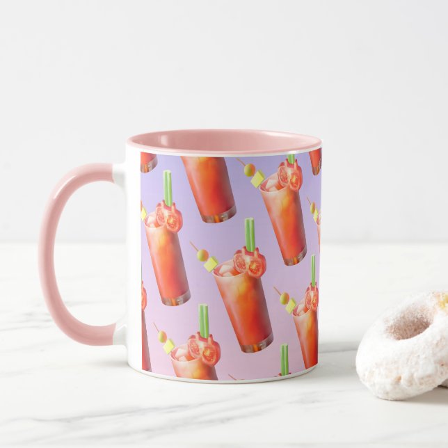 Creative Bloody Mary Cocktail Tasse (Mit Donut)