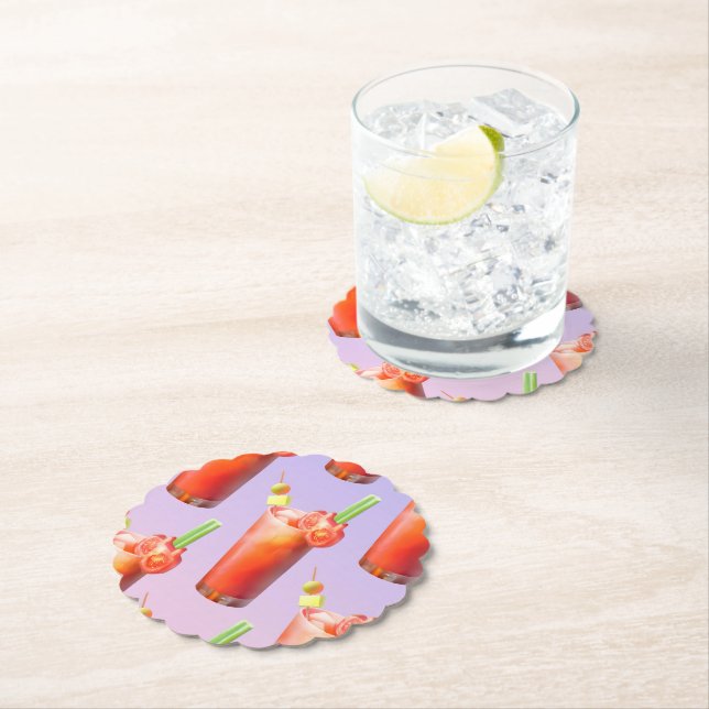 Creative Bloody Mary Cocktail Untersetzer (Vor Ort)