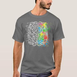 Creative Brain Art Science Math T-Shirt