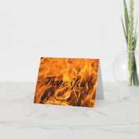 Creative Burning Fire Typografy Vielen Dank