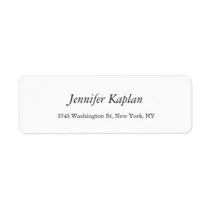 Creative Classic White Minimalistisch Beruflich