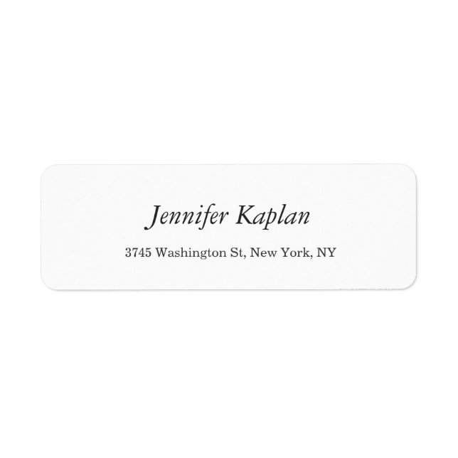 Creative Classic White Minimalistisch Beruflich (Vorne)