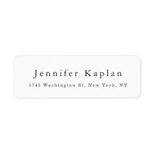 Creative Classic White Minimalistisch Beruflich
