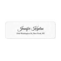 Creative Classic White Minimalistisch Beruflich