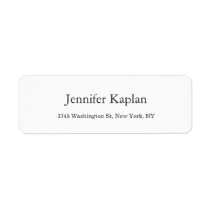 Creative Classic White Minimalistisch Beruflich