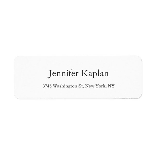 Creative Classic White Minimalistisch Beruflich (Vorne)
