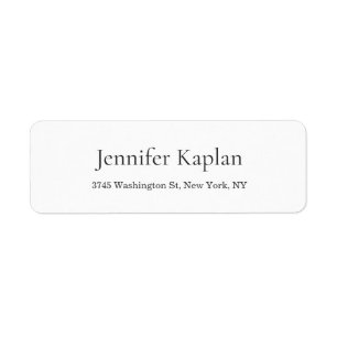 Creative Classic White Minimalistisch Beruflich