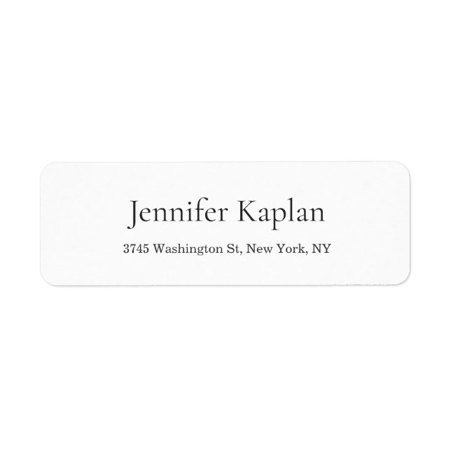 Creative Classic White Minimalistisch Beruflich (Vorne)