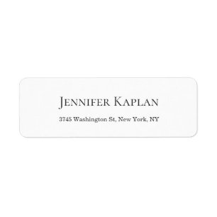 Creative Classic White Minimalistisch Beruflich