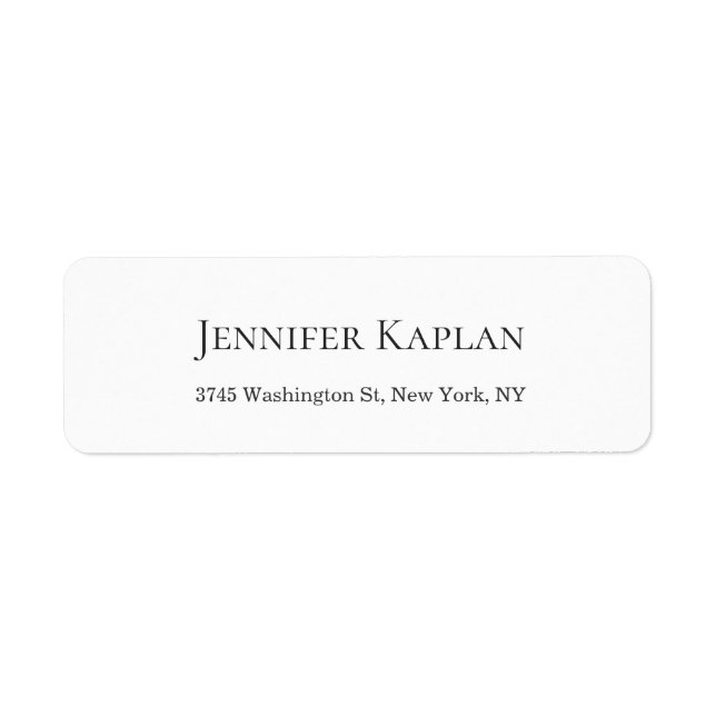 Creative Classic White Minimalistisch Beruflich (Vorne)