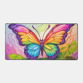 Creative Colorful Butterfly Illustration Schreibtischunterlage