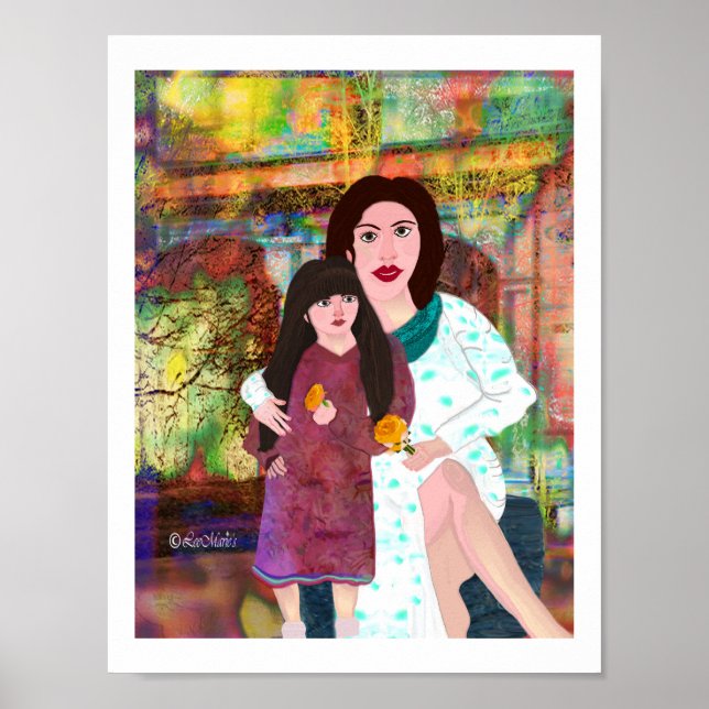 Creative Design von Mutter & Tochter LeeMarie Poster (Vorne)
