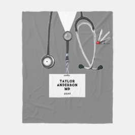 Creative Doctor Fleece Blanket