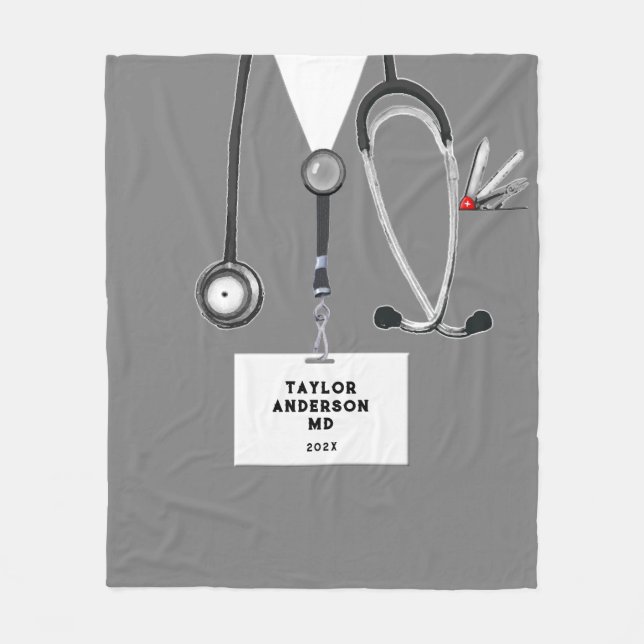 Creative Doctor Fleece Blanket (Vorderseite)