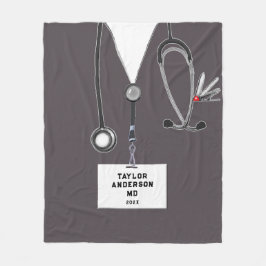 Creative Doctor Fleece Blanket