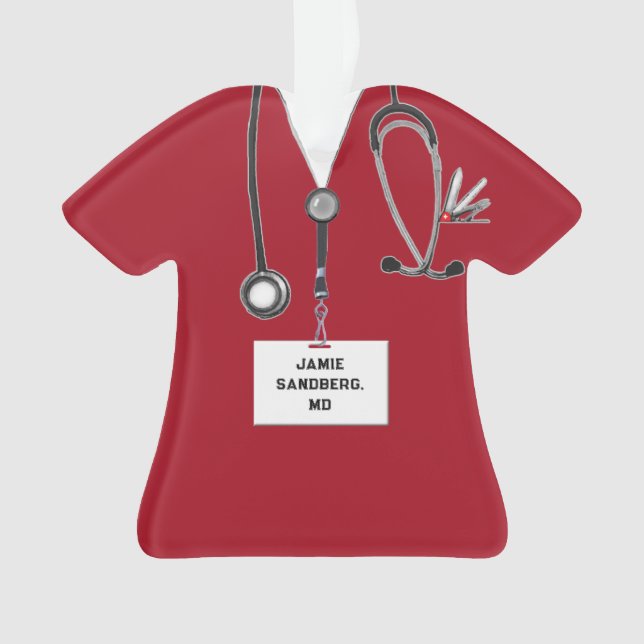 Creative Doctor Keepake - Geschenk Ornament (Vorderseite)