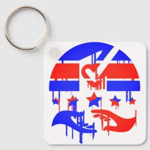 Creative Emblem der Ermächtigung und Vertretung Schlüsselanhänger