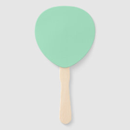 Creative Expression Seafoam Green Paddle Fächer