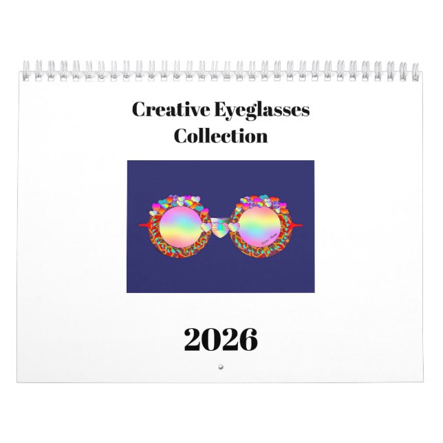 Creative Eyeglasses Collection Fun Calendar Kalender (Titelbild)
