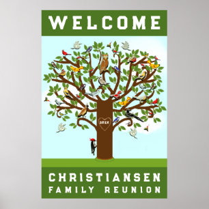 Creative Family Wiedersehen Willkommen Poster