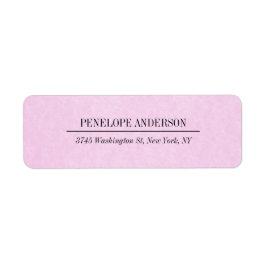 Creative Feminine Hellrosa Einfache Elegante Moder