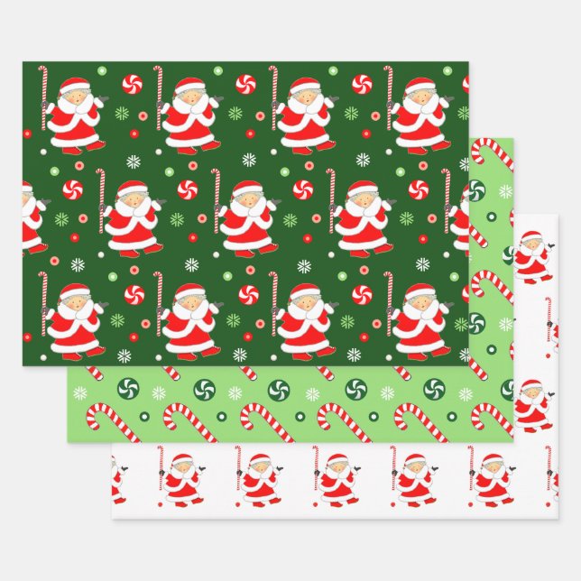 Creative Field Hockey Weihnachtsgeschenk Wrapping  Geschenkpapier Set (Set)