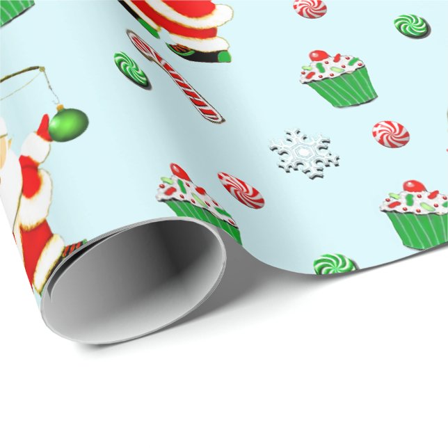 Creative Fishing Weihnachtsgeschenk Geschenkpapier (Rolleneckpunkt)