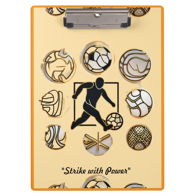 "Creative Football Ideas" Klemmbrett (Vorderseite)