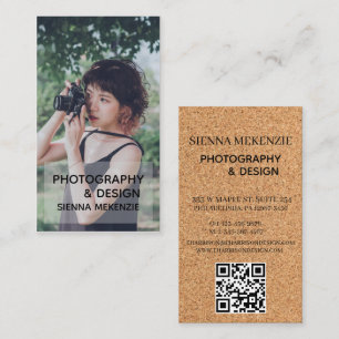 Creative Fotografy Design Business Card mit Visitenkarte