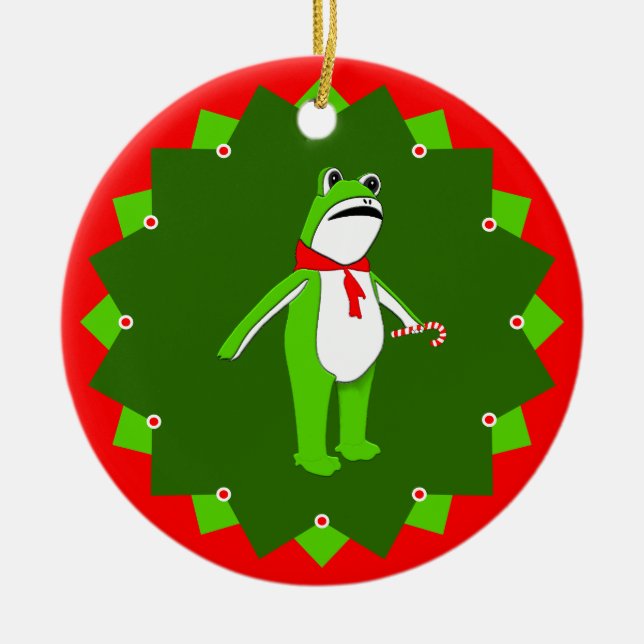 Creative Frog 2026 Keramik Ornament (Vorne)