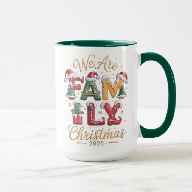 Creative & Fun Family Christmas Tasse (Rechts)