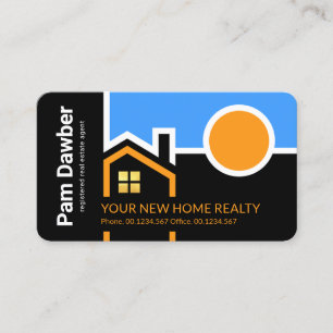 Creative Gebäude Dachterrasse Sonnenbrille Visitenkarte