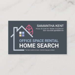 Creative Gebäude Zuhause Landscape Realtor Visitenkarte
