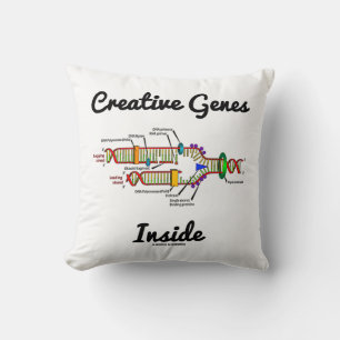 Creative Genes Inside (DNA-Replikation) Kissen
