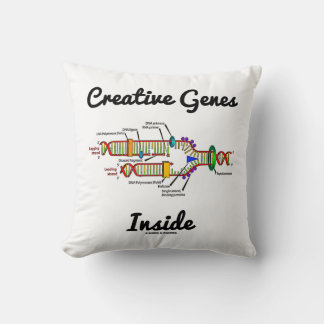 Creative Genes Inside (DNA-Replikation) Kissen