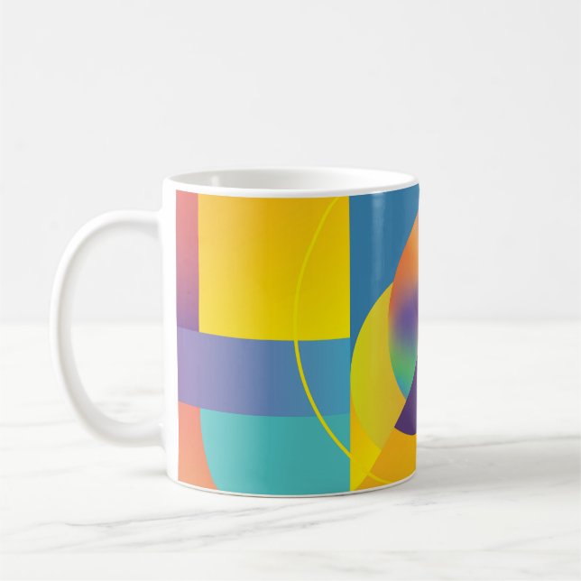 Creative Geometric: Abstrakte Vintage Abdeckung. Kaffeetasse (Links)