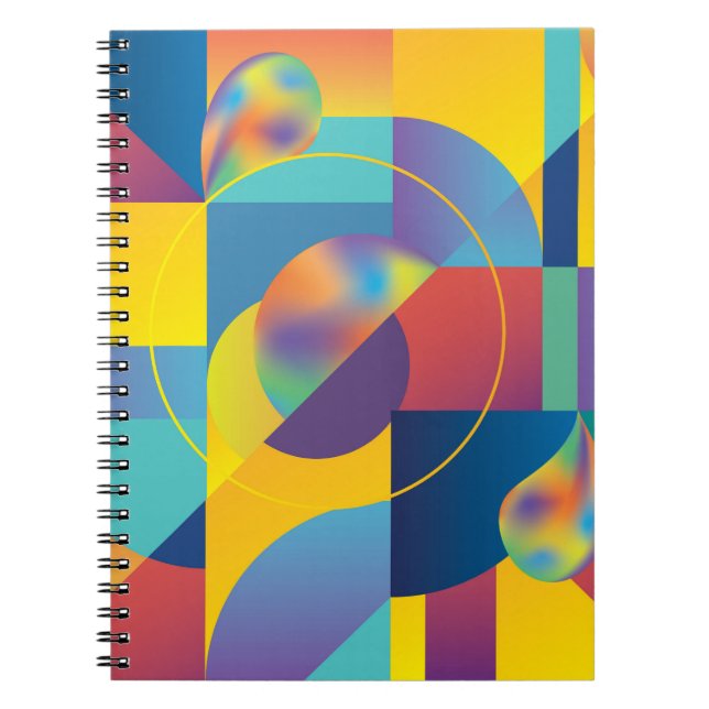 Creative Geometric: Abstrakte Vintage Abdeckung. Notizblock (Vorderseite)