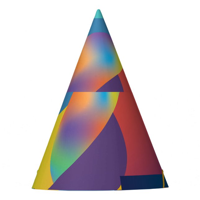 Creative Geometric: Abstrakte Vintage Abdeckung. Partyhütchen (Vorderseite)