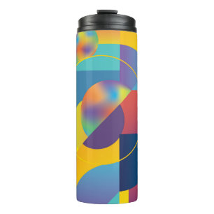 Creative Geometric: Abstrakte Vintage Abdeckung. Thermosbecher